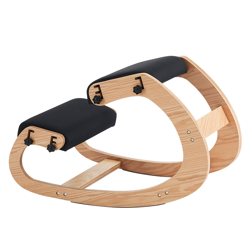 Crna uredska stolica s tapeciranim sjedalom (Y-C33)