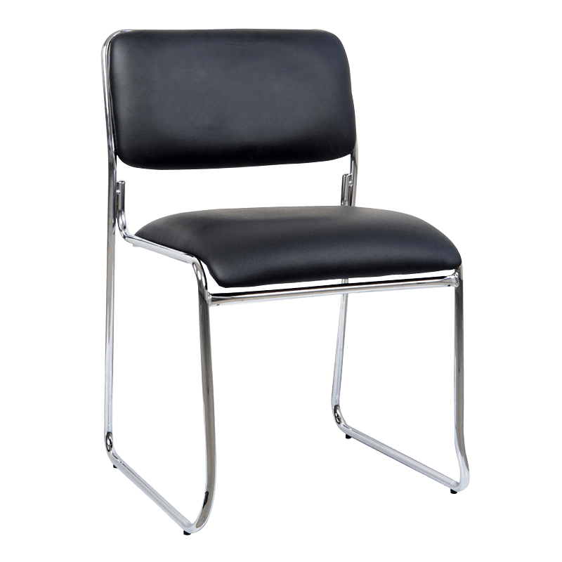 Jednostavno kožno sjedalo s niskim naslonom za recepciju (Y-1834)