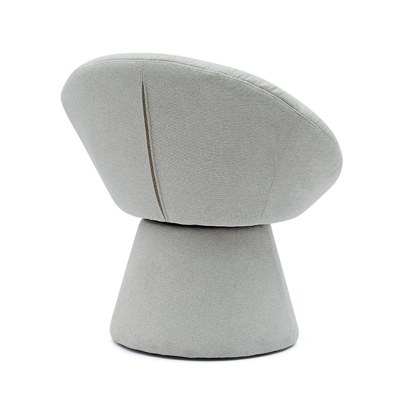 Jednostavna, elegantna talijanska rotirajuća blagovaonska stolica, okrugla baza, stolica za slobodno vrijeme, hotelska dnevna soba (GY-644)