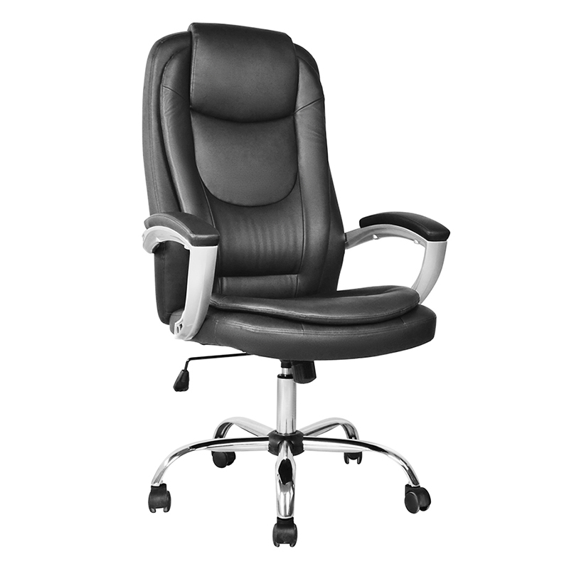 Direktorska uredska stolica s visokim naslonom i oslikanim podstavljenim naslonom za ruke (M-6123)
