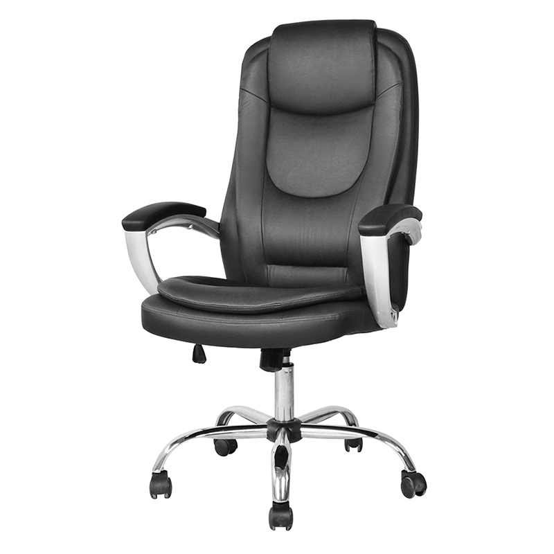 Direktorska uredska stolica s visokim naslonom i oslikanim podstavljenim naslonom za ruke (M-6123)
