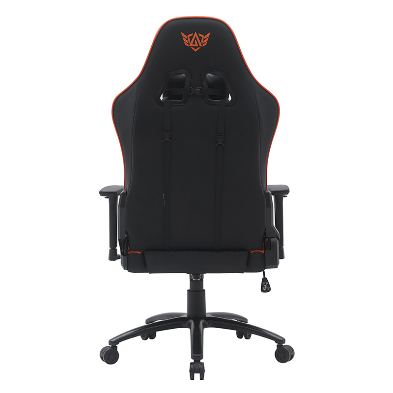 Narančasta moderna okretna igračka stolica s podesivim 3D naslonima za ruke (T-7122)