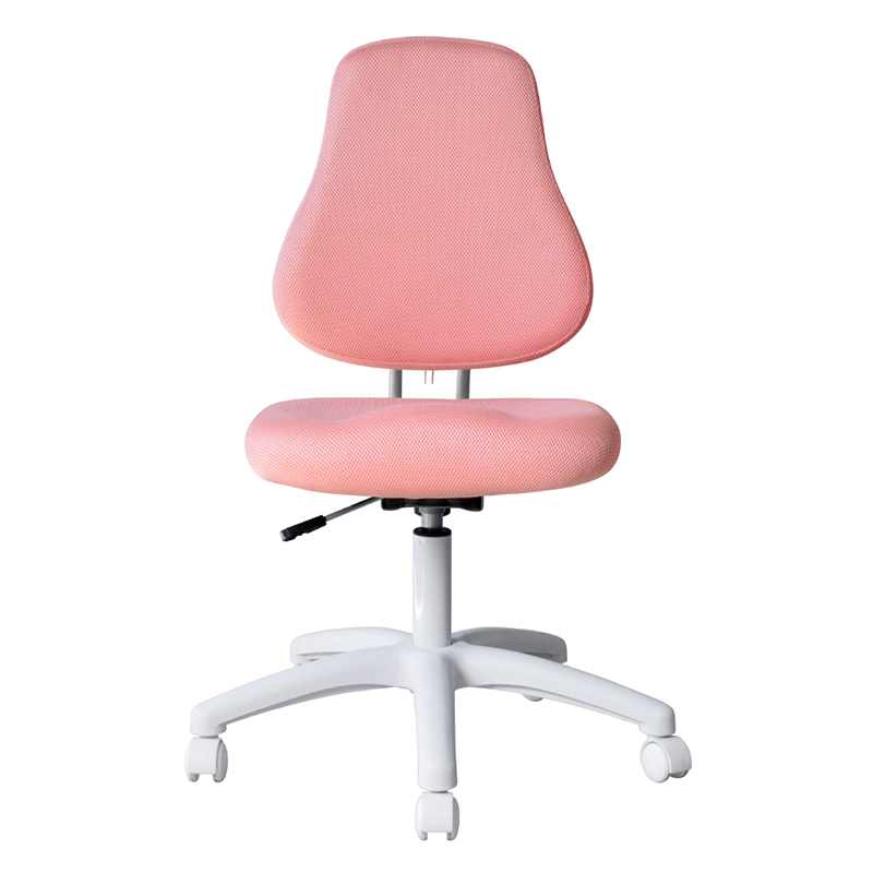 Radna stolica za osoblje bez ruku od ružičaste tkanine s najlonskom bazom（M-6122)