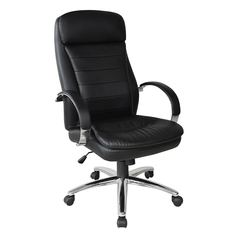 Direktorska uredska stolica s kromiranim naslonom za ruke s visokim naslonom (Y-2820)