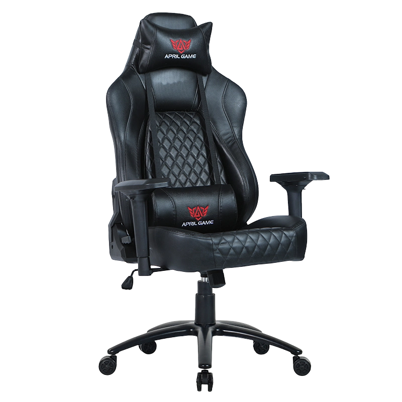 Stolica za igrice s 4D naslonom za ruke i crnom bojom s metalnom podlogom (Y-2520)