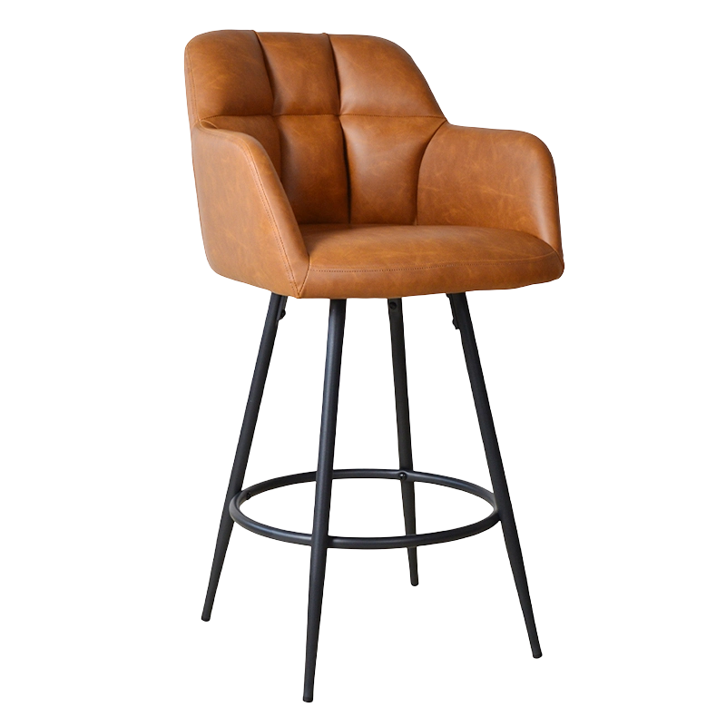 PU stolica s niskim naslonom za pultu (X-5117B)