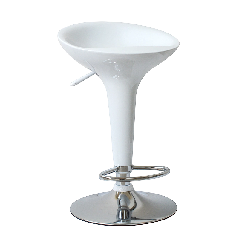 Bijela ABS plastična okretna podizajuća barska stolica (GY-901)